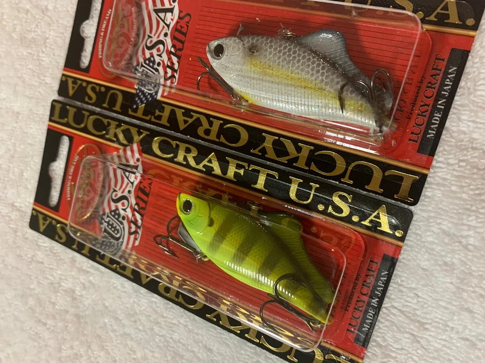 (LOT OF 2) LUCKY CRAFT LV-100 S 7/16oz.  MULTIPLE COLORS NIP - Image 3 of 4