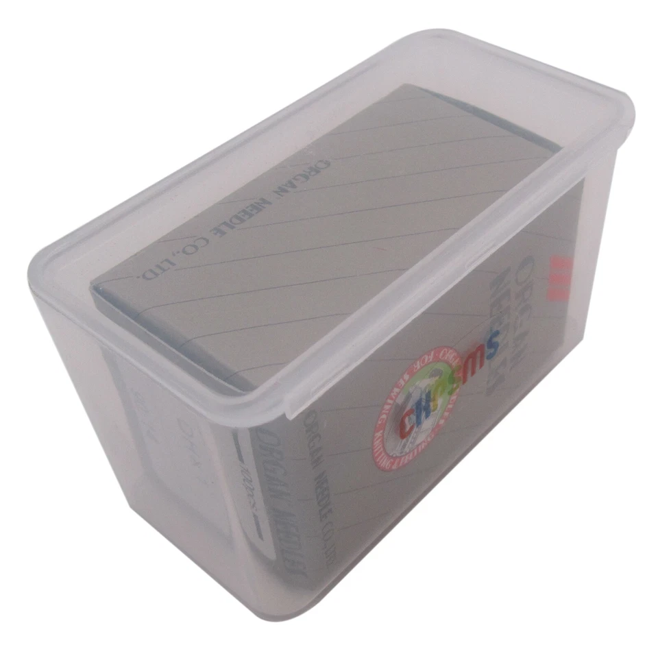 100 PIEZAS Aguja de Coser Órgano 24X1 DHX1 Vástago Plano PARA CANTANTE 25 26 158 240K 240W Foto 3 de 3