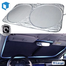 Large Car Sun Shade Windshield Front Cover Visor Shield UV Block Foldable Truck