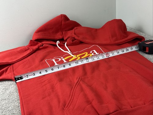 Vintage McDonald’s Pizza McPizza Medium Hoodie rot NEU 80er Jahre - Bild 5 von 6