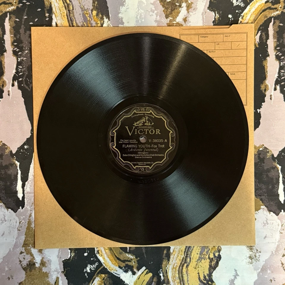 Duke Ellington - Victor V-38035 78 RPM - Flaming Youth GREAT Hot Jazz 1929! - Image 2 of 4
