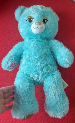 Build A Bear Disney Princess Jasmine Sparkly Blue Bear Aladdin Retired 2019 BAB