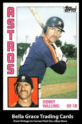 1984 Topps Denny Walling #36 Houston Astros MLB Baseball 