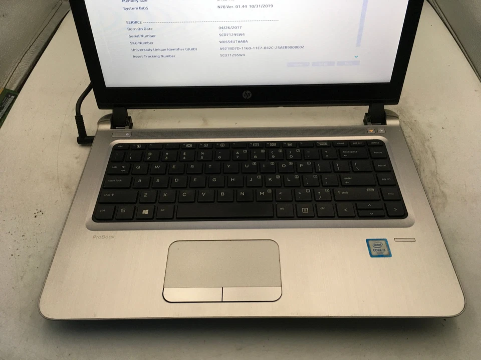 HP PROBOOK 440 G3 - BOOTS TO BIOS - INTEL I3 6TH GEN - 8GB RAM - READ DESC - BB - Image 3 of 4