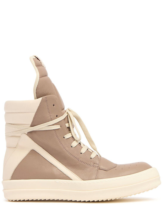 Rick Owens - Geobasket high top sneakers - Flesh/Milk | eBay Rick Owens - Geobasket high top sneakers - Flesh/Milk | eBay