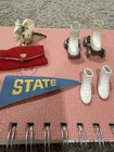 Vintage Barbie Accessories Lot Shoes Purse Bouquet 1960’s Era