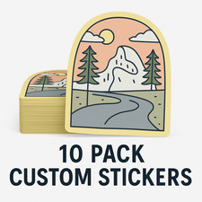 Custom Vinyl Stickers - Print and Cut Any Design and Shape - Scratch Resistant,