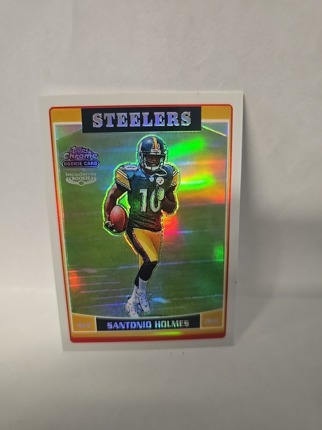 2006 Topps Chrome - Santonio Holmes #244 Refractor (RC)