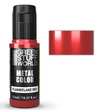 Metallische Farbe Flameflare Red- Pinsel Airbrush Metallfarben