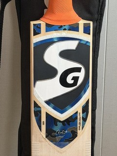 Genuine SG Rishabh Pant Grade 2 English Willow Cricket Bat Size SH 2lb 10oz