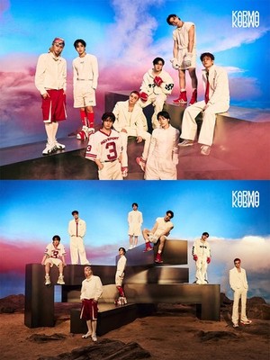 4SET【計8枚】straykids KARMA 新品未開封 アルバム 2種 straykids アルバム KARMA 新品未開封 8種コンプ ×2 ① Stray