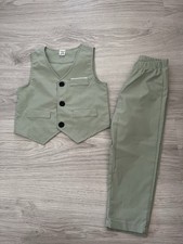 boys waistcoat & trouser set shein size 18-24 months