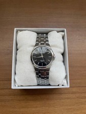 SEIKO Spirit SCXP023 7N01-0DM0 Men's Black Dial Steel Watch Battery Depleted