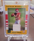 2017 Panini Donruss - Rookie Threads Patrick Mahomes II #7 Green (MEM, RC)