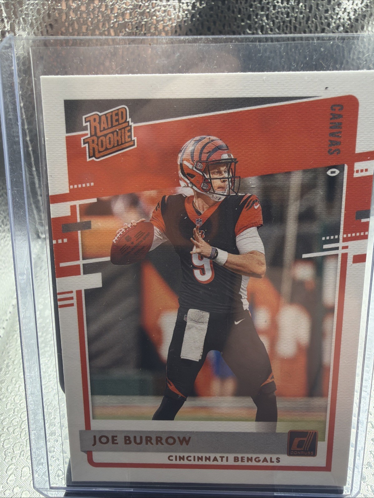 2020 Panini Donruss - Rated Rookie Joe Burrow #301 Canvas (RC)