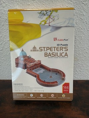 CubicFun 3D Puzzle St. Peter's Basilica 144 Pieces Architecture Theme