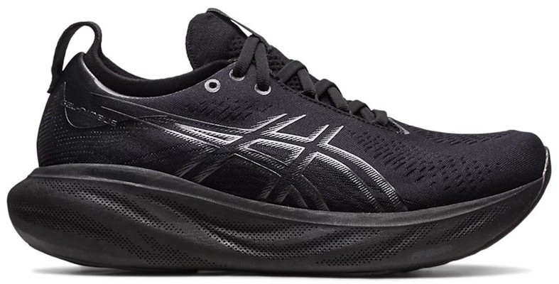 Asics Gel Nimbus 25 Triple Black W for sale | eBay