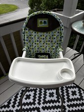 Cosco Simple Fold High Chair Elephant Print Missing Footrest