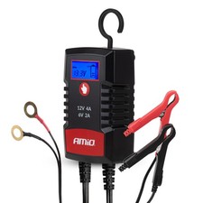Batterieladeger&auml;t AMiO PRO HOOK 6/12V 4A f&uuml;r AGM GEL LiFePO4 LFP