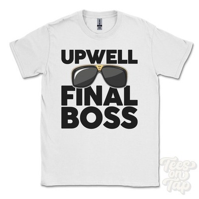 UPWELL FINAL BOSS T-SHIRT lustiges Weihnachtsgeschenk Norfolk King's Lynn West England