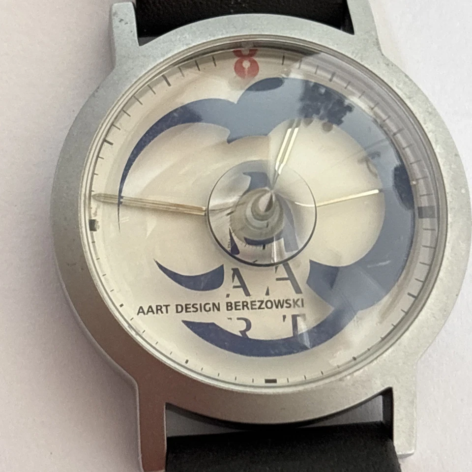 Rare montre ANACHRONIC à ANAMORPHOSE  AART design Made In France TBE collection - Photo 2/4