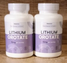 Oratonics Lithium Orotate 10mg for Mood Balance  Stress Support 60 Capsules