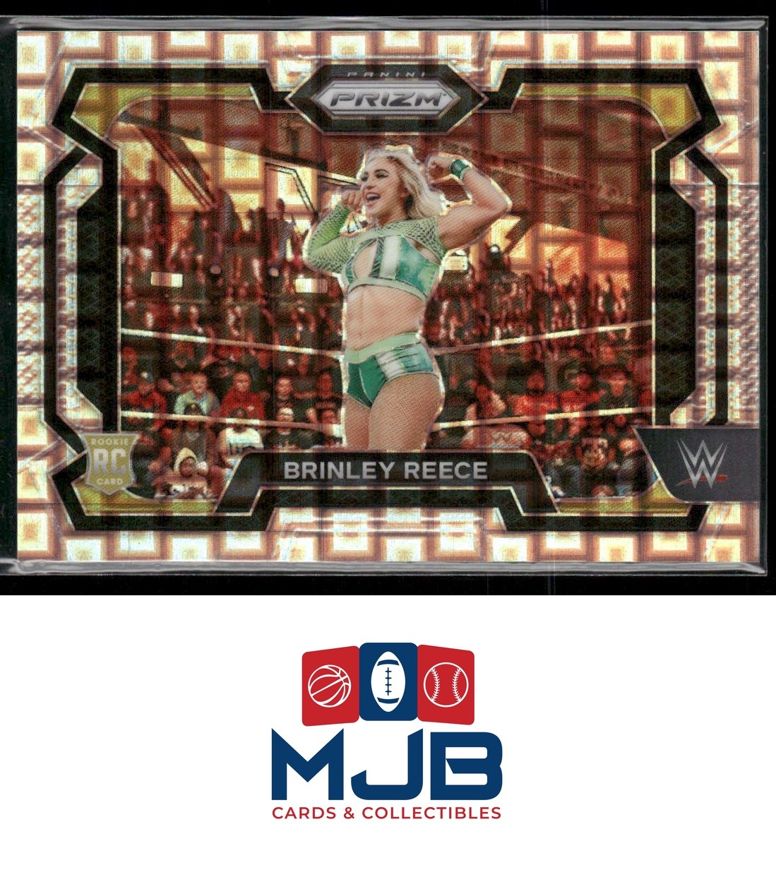 2024 Panini Prizm WWE Brinley Reece Premium Box Set Prizms #/199 Rookie #36
