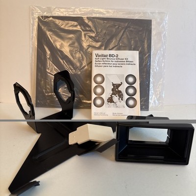 VTG Vivitar Soft Light Bounce Diffuser Kit W/Guide Missing Some Pieces PREOWNED