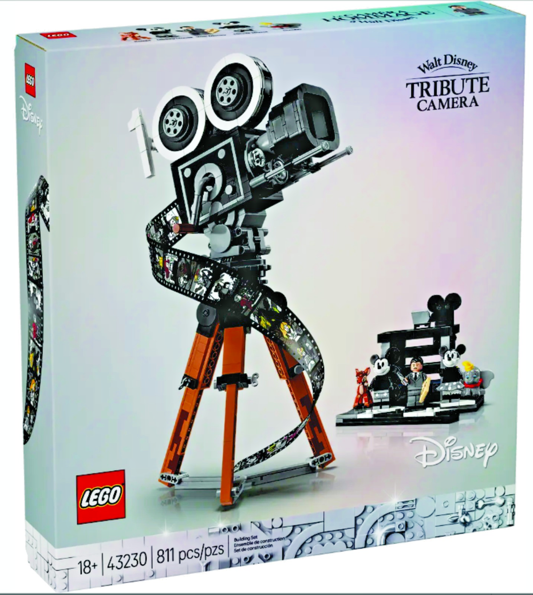 LEGO® Disney Walt Disney Tribute Camera, 43230 (RETIRED 2025) NEW