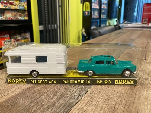 NOREV OLD COUPLING PEUGEOT 404 CARAVAN DIKE + BOX NO DINKY TOYS MINIALUXE