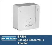 Schlage BR400 Sense Wi-Fi Adapter, White (2.4GHz WiFi only)