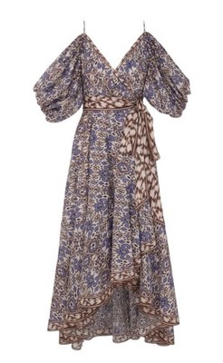 Zimmermann  Wylie Wrap Dress Size 1 S8ample
