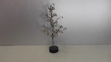 Pottery Barn Vintage Crystal Glass Tree Small 14" Christmas Wedding Decor