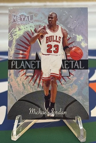 1997 Metal Universe Planet Metal #1 Michael Jordan Bulls HOF