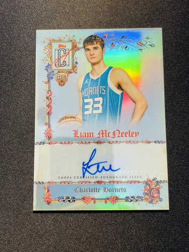 2025 Topps Signature Liam McNeeley Base (RAW)