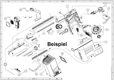 Hilti Explosionszeichnung Ersatzteilliste nach Wahl als PDF Datei (Preis 1 PDF)
