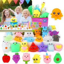 Mochi Squishy Toys, 27pcs Mini Kawaii Squishies Party Favors for Kids 4-8...