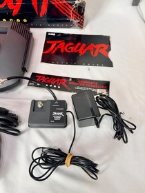 Atari Jaguar System Console Bundle w/ Cybermorph Game COMPLETE IN BOX Tested CIB