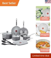 Versatile 12-Piece Non-Stick Cookware Set - Eco-Conscious Cooking Solutions