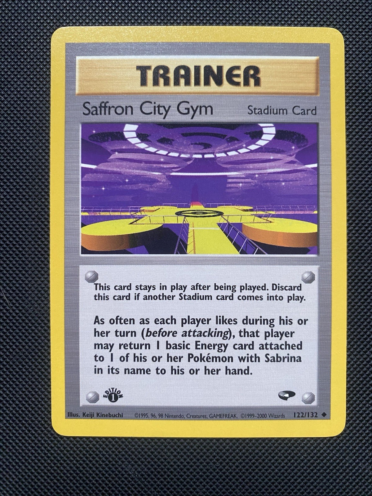 Pokemon 1st Edition Saffron City Gym 122/132 Gym Challenge NM