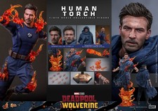 New Hot Toys MMS789 Deadpool & Wolverine 1/6 Human Torch Action Figure In Stock