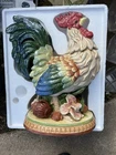 Fitz and Floyd 15" Rooster Figurine Large Ceramic Farmhouse Country Kitchen...