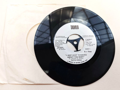 Tata Vega - I Just Keep Thinking about you Baby 1978 US Funk Soul Promo 7'' Tamla