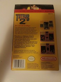 Tetris 2 (Nintendo NES, 1993) CB Cart and Box No Manual RaRe