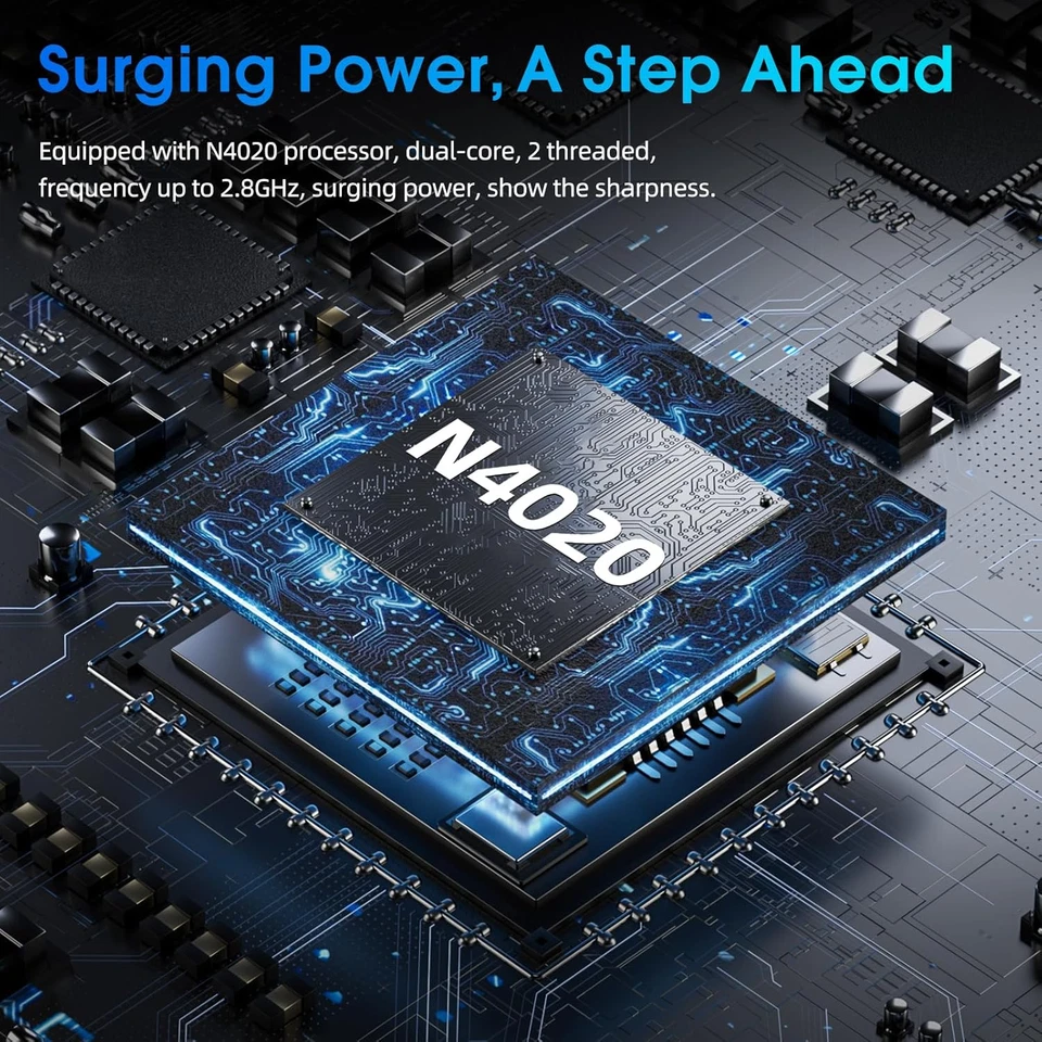 Portátil SGIN 17,3 pulgadas Celeron doble núcleo hasta 2,8 GHz 8 GB RAM 512 GB SSD FHD Foto 4 de 4