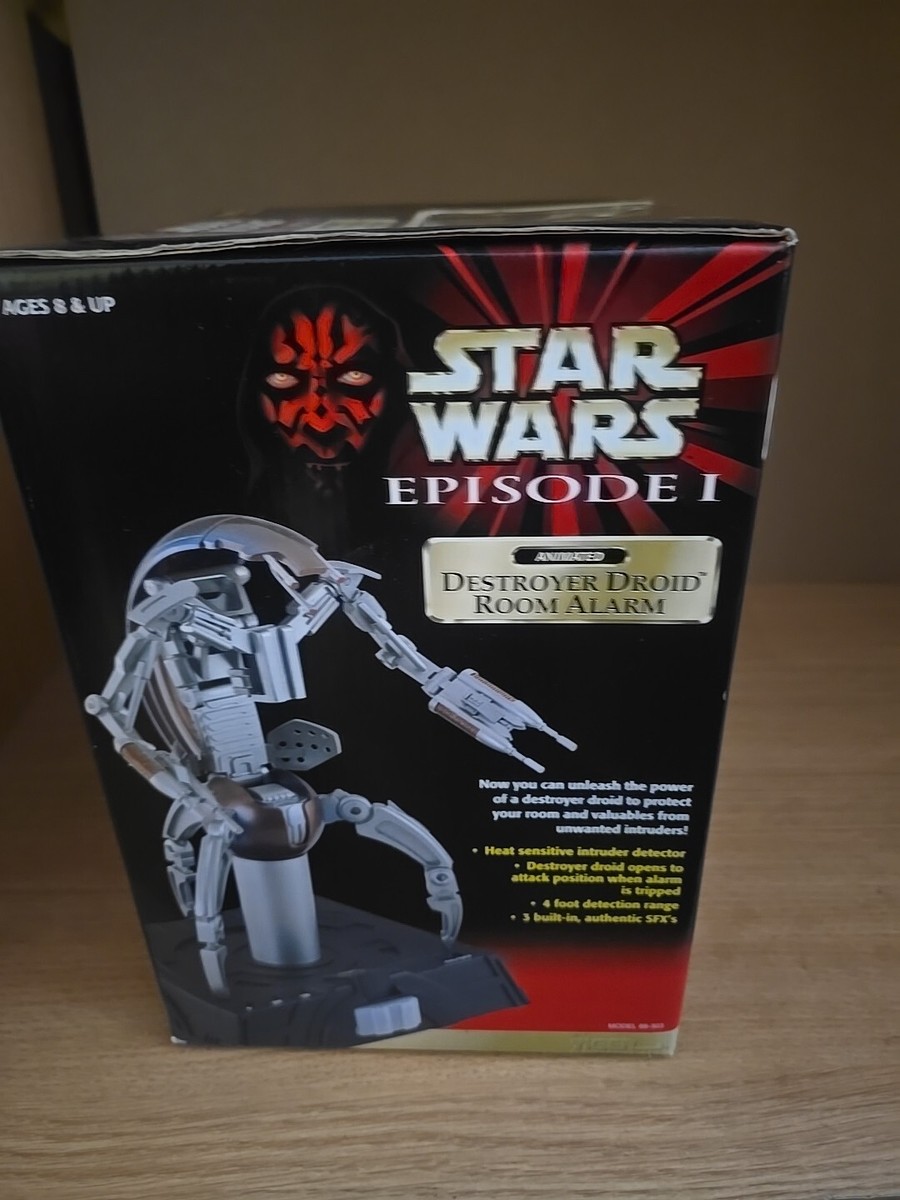 Star Wars Episode 1 Animated Destroyer Droid Room Alarm1999 Tiger
