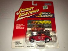 WILLY'S 1933 JOHN KLINGER 1/64 JOHNNY LIGHTNING WILLYS GASSERS RED DIECAST