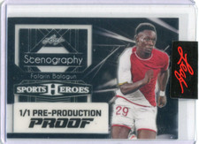2024 Leaf Sports Heroes Pre Production Proof Scenography Folarin Balogun 1/1