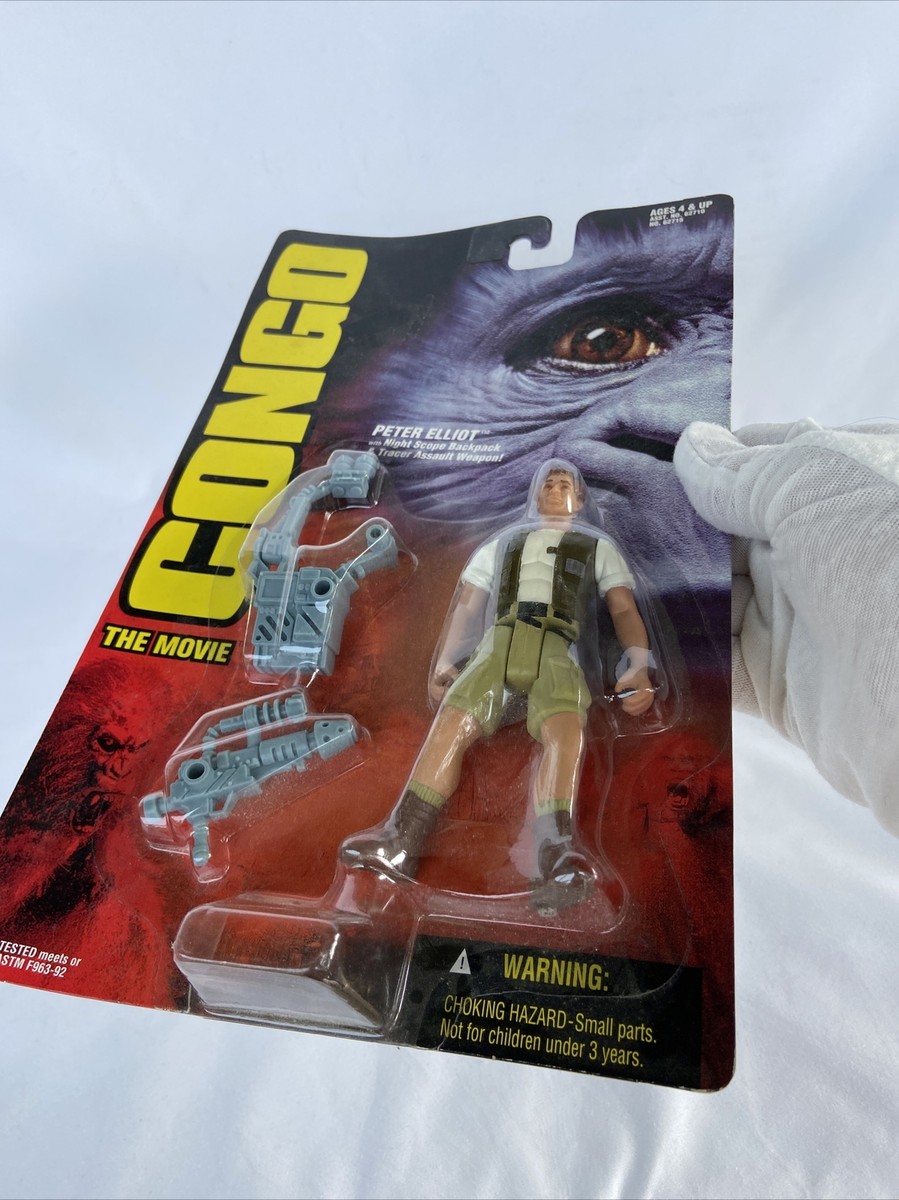 Congo Movie 1995 PETER ELLIOT Action Figure by Kenner Sealed Congo Movie 1995 PETER ELLIOT Action Figure by Kenner Sealed