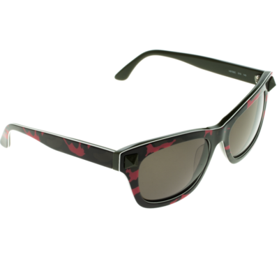 Valentino Black and Pink Camouflage Rockstud Rectangular 
